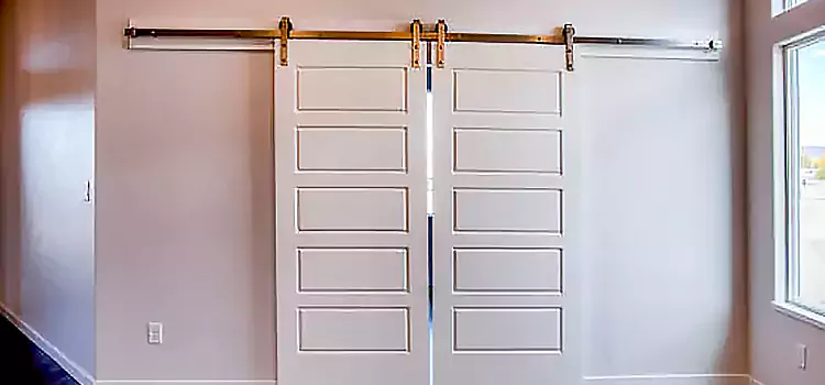 Glass Barn Door with Installation Hardware Kit Upper St. Clair