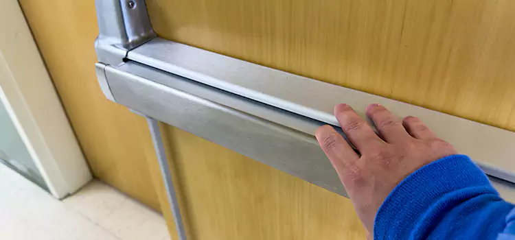 Installing a Push Bar on a Door Upper St. Clair
